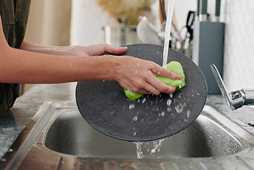 Miếng bọt biển làm sạch nhà bếp